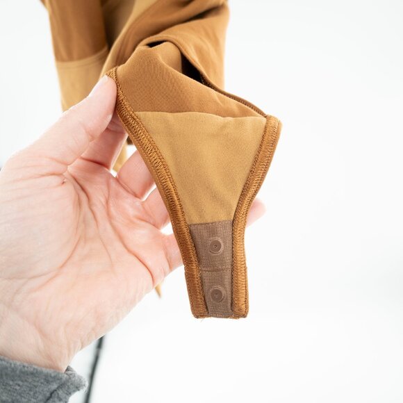 Lululemon Nulu Asymmetrical Bodysuit *Light Support, A/B Cups Copper Brown | 4 - Picture 8 of 10